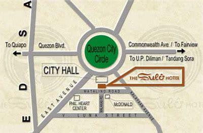 sulo hotel quezon city|quezon city map.